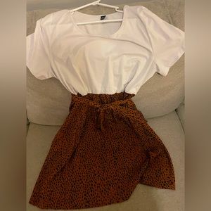 $6 Shein 2X belted dress